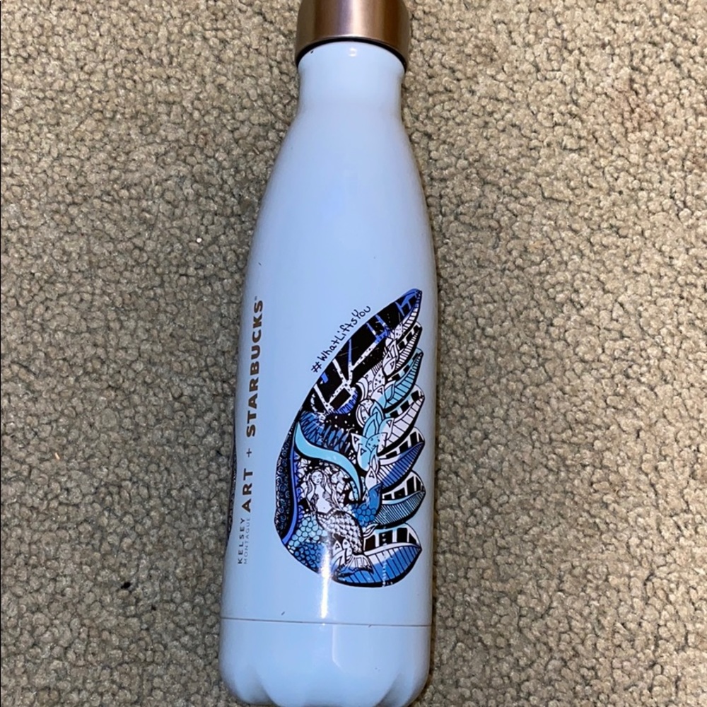 Swell water bottle Kelsey Montague Art Starbucks